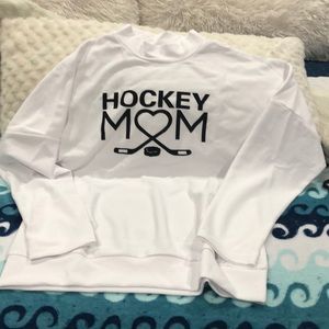 Hockey mom long sleeve shirt NWT